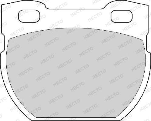 Brake Pad Set, disc brake (FD6586A)