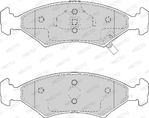 Brake Pad Set, disc brake (FD7053A)
