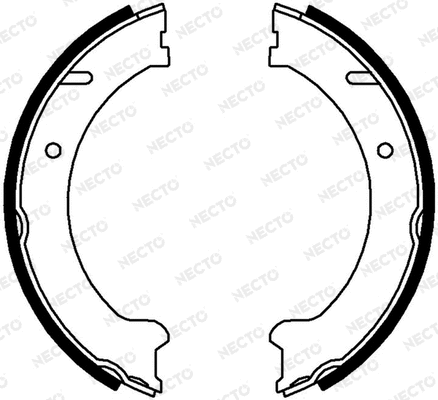 Brake Shoe Set, parking brake (N1693)