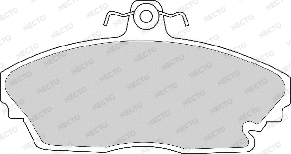 Brake Pad Set, disc brake (FD6673A)