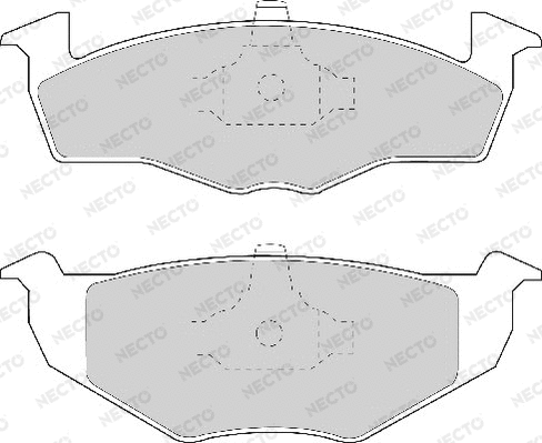Brake Pad Set, disc brake (FD6680A)