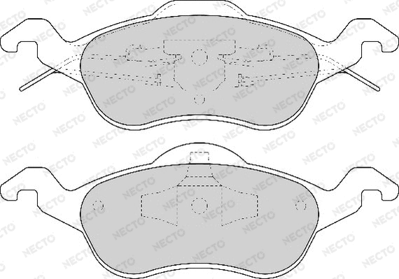 Brake Pad Set, disc brake (FD6790A)