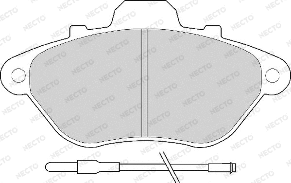 Brake Pad Set, disc brake (FD6209A)