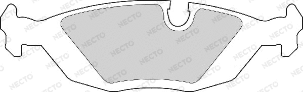 Brake Pad Set, disc brake (FD412A)