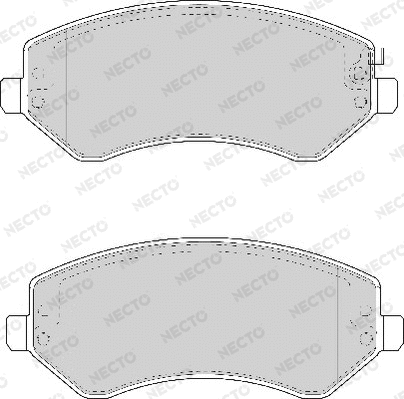 Brake Pad Set, disc brake (FD7038A)