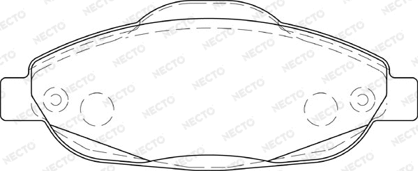 Brake Pad Set, disc brake (FD7325A)