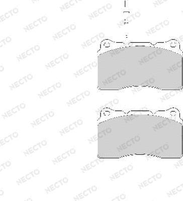 Brake Pad Set, disc brake (FD7029A)