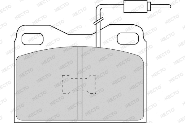 Brake Pad Set, disc brake (FD6164A)