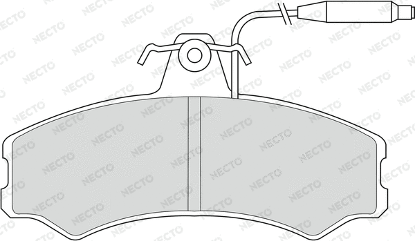 Brake Pad Set, disc brake (FD290V)