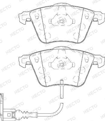 Brake Pad Set, disc brake (FD7426A)