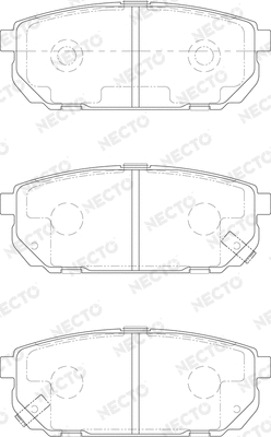 Brake Pad Set, disc brake (FD7149A)