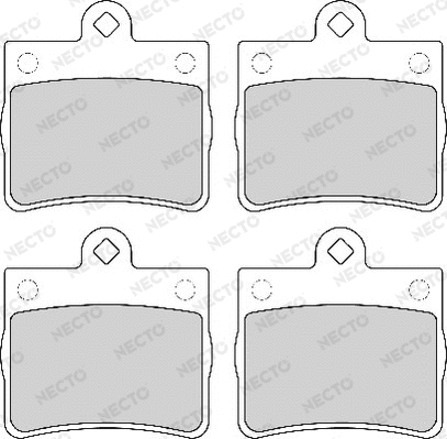 Brake Pad Set, disc brake (FD6794A)