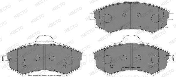 Brake Pad Set, disc brake (FD7150A)
