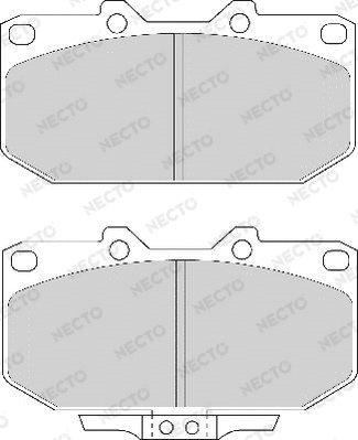 Brake Pad Set, disc brake (FD6610A)
