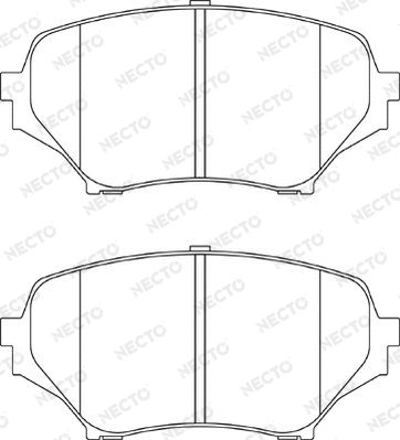 Brake Pad Set, disc brake (FD7245A)