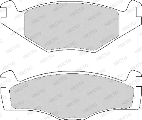 Brake Pad Set, disc brake (FD4154A)