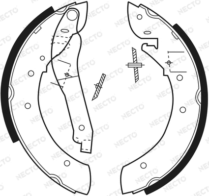 Brake Shoe Set (N1323)