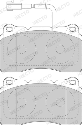 Brake Pad Set, disc brake (FD7086A)