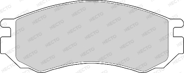 Brake Pad Set, disc brake (FD6658A)