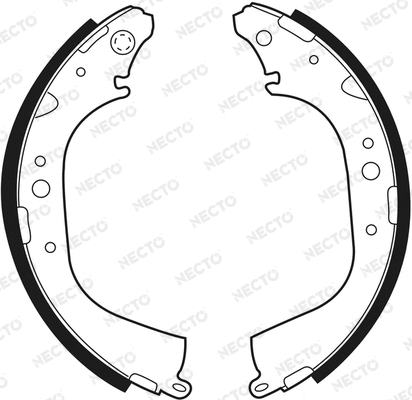 Brake Shoe Set (N1597)