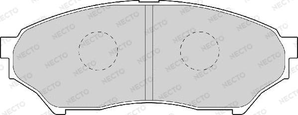 Brake Pad Set, disc brake (FD7048A)