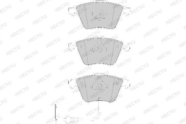 Brake Pad Set, disc brake (FD7175A)