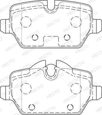 Brake Pad Set, disc brake (FD7529A)