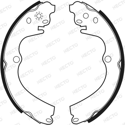 Brake Shoe Set (N1519)