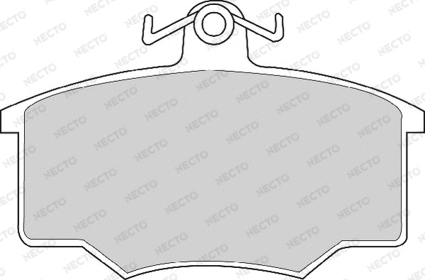 Brake Pad Set, disc brake (FD2010A)