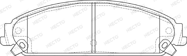 Brake Pad Set, disc brake (FD7365A)