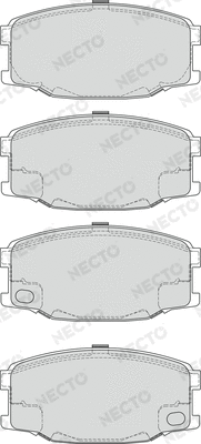 Brake Pad Set, disc brake (FD7256V)