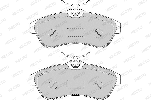 Brake Pad Set, disc brake (FD7028A)