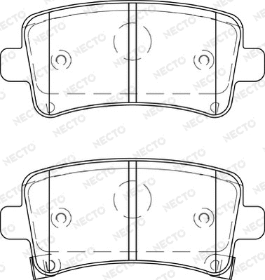 Brake Pad Set, disc brake (FD7413A)