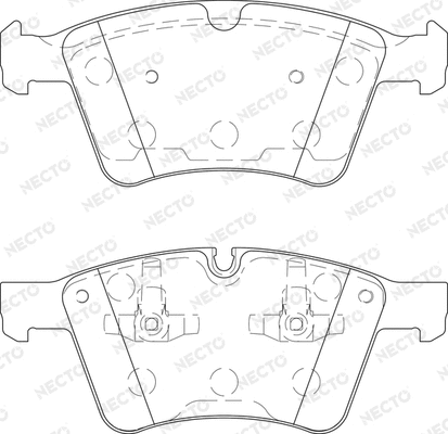Brake Pad Set, disc brake (FD7400A)