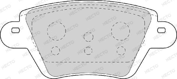 Brake Pad Set, disc brake (FD6844A)