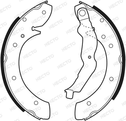 Brake Shoe Set (N1530)