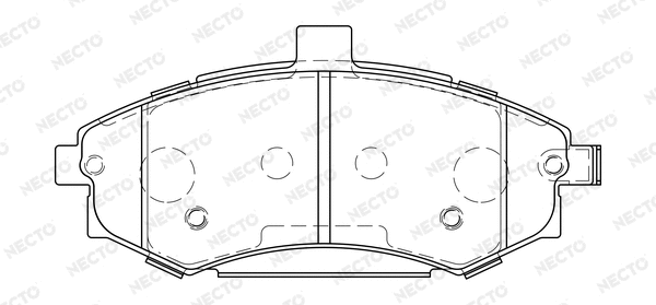 Brake Pad Set, disc brake (FD7216A)
