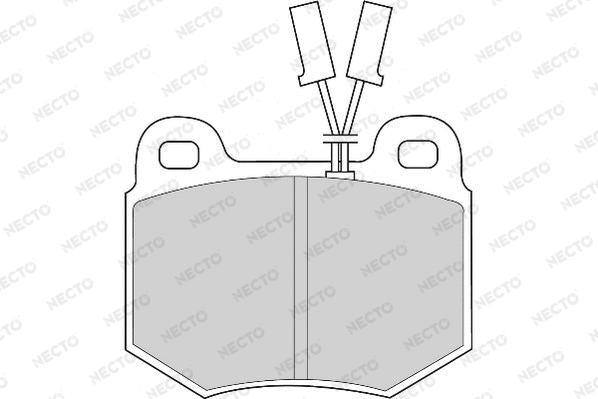 Brake Pad Set, disc brake (FD6247A)
