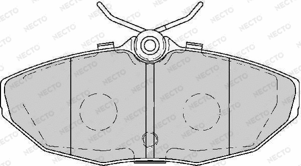 Brake Pad Set, disc brake (FD7143A)