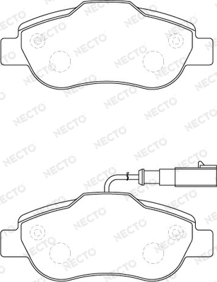 Brake Pad Set, disc brake (FD7279A)
