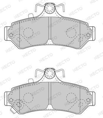 Brake Pad Set, disc brake (FD7572A)
