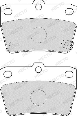 Brake Pad Set, disc brake (FD7001A)