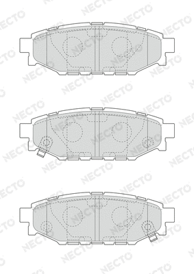 Brake Pad Set, disc brake (FD7281A)