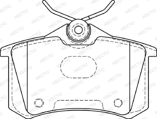 Brake Pad Set, disc brake (FD7394A)