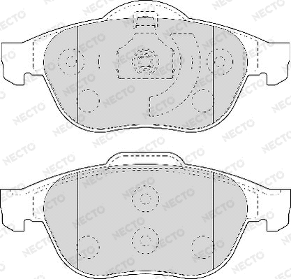 Brake Pad Set, disc brake (FD6990A)