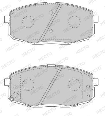 Brake Pad Set, disc brake (FD7570A)