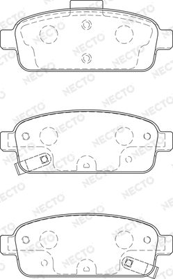 Brake Pad Set, disc brake (FD7457A)