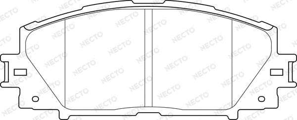 Brake Pad Set, disc brake (FD7483A)