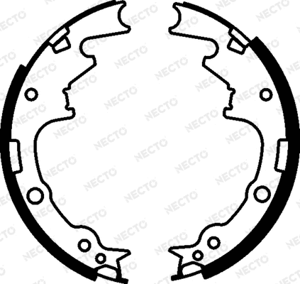 Brake Shoe Set (N1684)