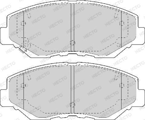 Brake Pad Set, disc brake (FD7091A)